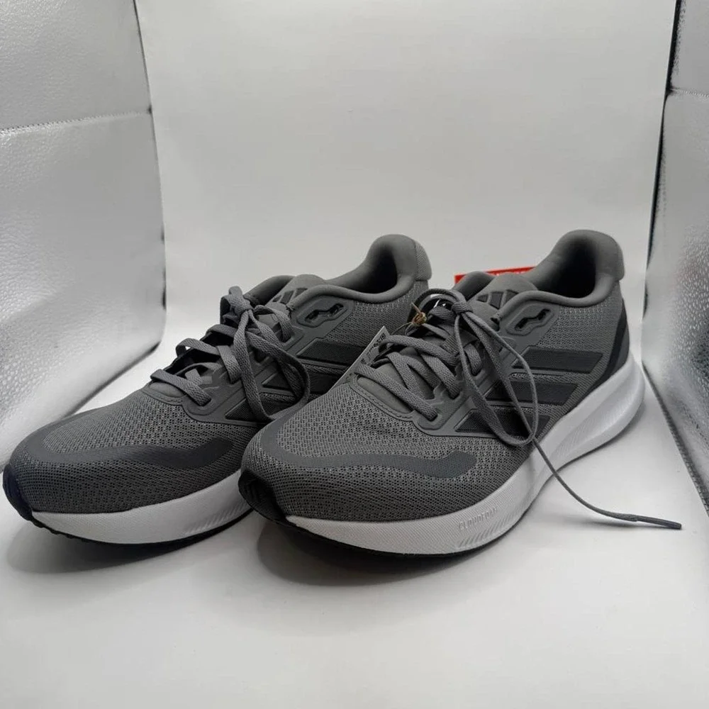 Adidas Runfalcon 5 Wide Running Shoes Gray Men's Size 7.5 – Brand New With Tags